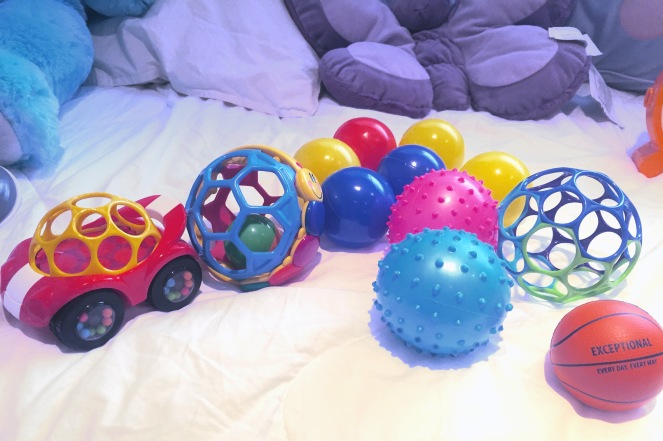 balls of all kinds for babies